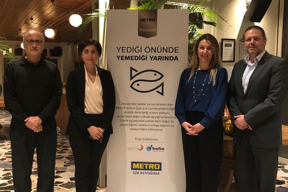 Sürdürülebilir balıkçılıkla yetiştirilen Omega 3 zengini levrekler Metro Türkiye raflarında